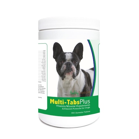 Healthy Breeds French Bulldog Multi-Tabs Plus Chewable Tablets, 365PK 840235124250